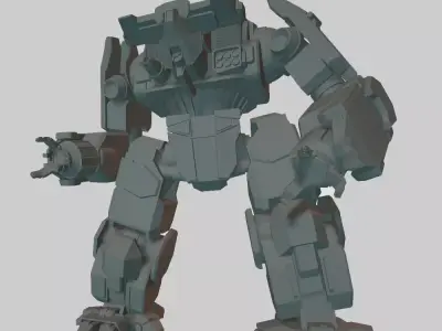 Battletech - Hammerhead Mech 3D print model purchase