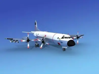 Lockheed P-3 Orion Royal Australian Navy 1 3D model