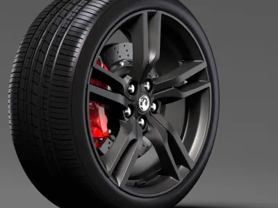 Vauxhall VXR8 wheel 2017 3D model