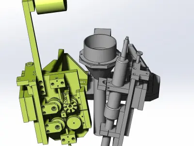 Soldering welding mechanism 3D model
