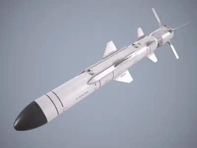  Anti-Ship Missile X-35U Low-poly 3D model