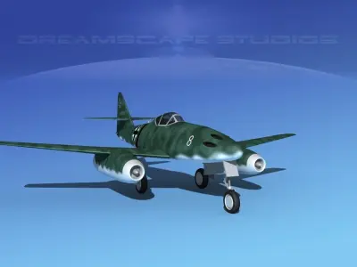 Messerschmitt ME-262A1 Swallow V04 3D model