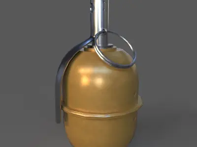 RGD-5 grenade Low-poly 3D model