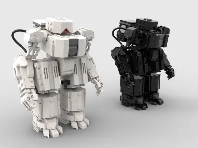 industrial cargo mech 3D model