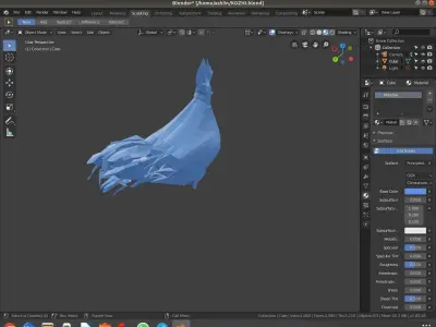 Hen model chicken Free low-poly 3D model