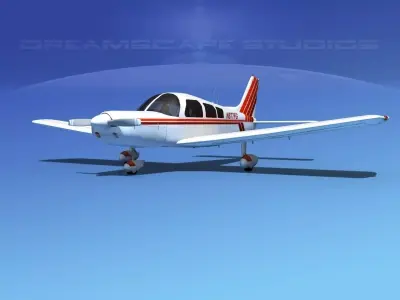 Piper PA-28 V20 3D model