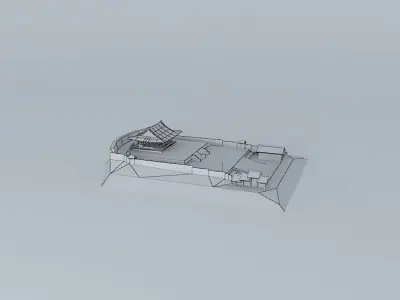 Suwon dongjangdae yeonmudae Dongjangdae Yeonmudae Hwaseong Fo... Free 3D model