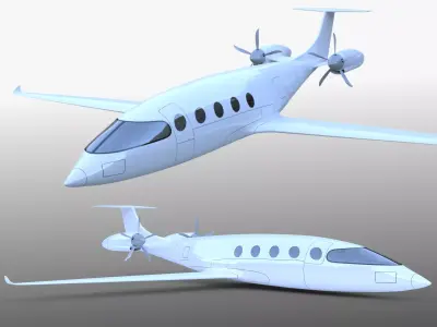 Alice Eviation exterior 3D model