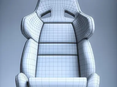 RECARO A8 Low-poly 3D model