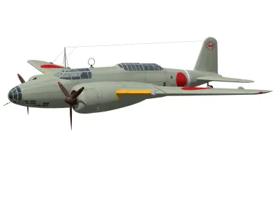  Ki21 Type II Kou Sally 3D model