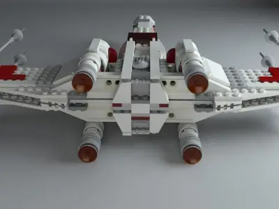 LEGO Starwars X-Wing Starfighter 3D model