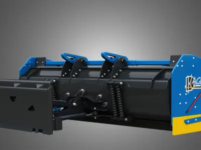 Kage SnowFire Plow System 3D model