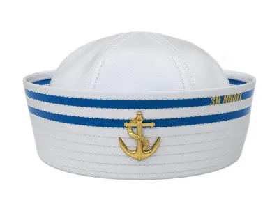 Sailor Hat 3D model