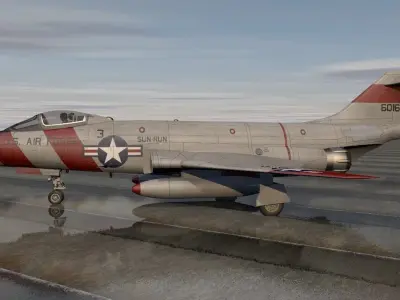 McDonnell RF-101C Voodoo 3D model