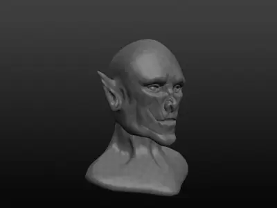 Ork Character Low-poly 3D model