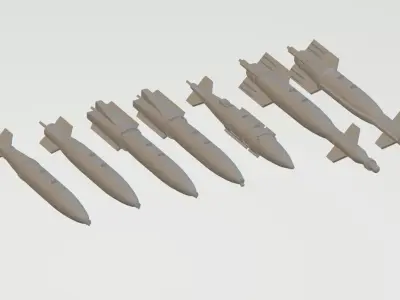 MK-83 BASED BOMBS 1-72 SCALE MODEL 3D print model
