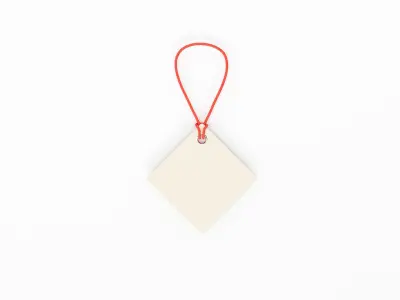 Sale Brand label tag realistic 3d model 3D model