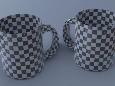 Mug for drinks 3D model
