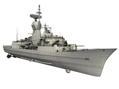 ANZAC MEKO Class Frigate HMAS BALLARAT FFH 155 model 3D model