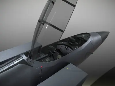 McDonnell Douglas F-15 Eagle Game model Low-poly 3D model