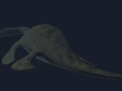 Cryptocleidus dinosaur Low-poly 3D model