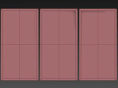 RH AIRPLANE TRIPTYCH 3D model