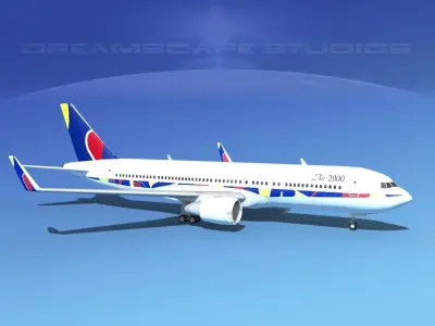 Boeing 767-300 Air 2000 3D model
