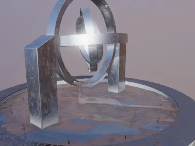 Water Sculpture 3D model