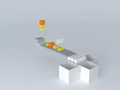 Sorter box boxes Free 3D model