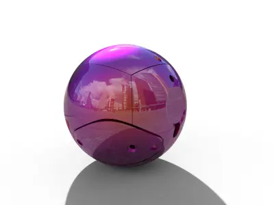 drone h1 sferico 3D print model