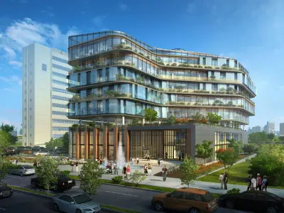 Modern Office Building 3D model