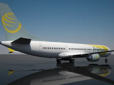 Primera Boeing 737 max 9 3D model