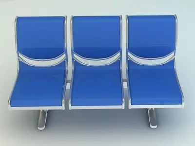 Airport Seat 3D model