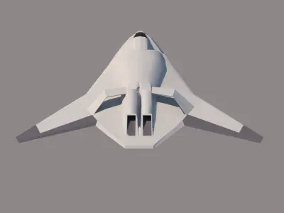European 6th Gen fighter concept 3D model
