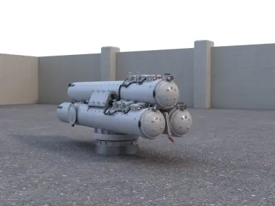 Mk-32-Torpedo 3D model