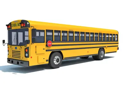 School Bus 3D model