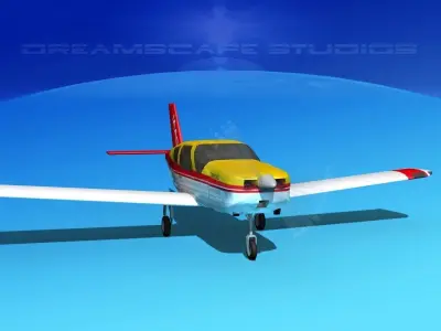 Socata TB-20 Trinidad V03 3D model
