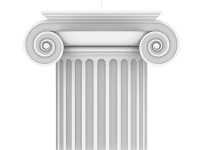 Ionic Capital 3D model