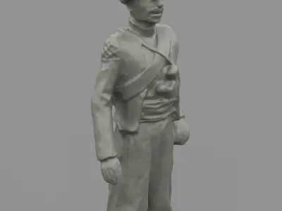 Lead soldier 3D print model