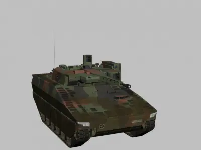 IFV Lynx  KF31 Rheinmetall armoured fighting  Low-poly 3D model