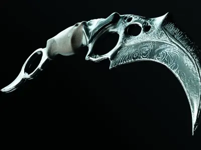 Dragon Fang Karambit 3D Model 3D model