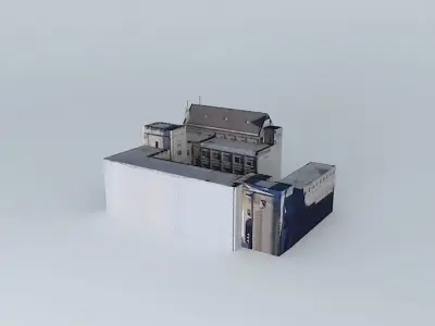 Faculty of Humanities and Arts Free 3D model