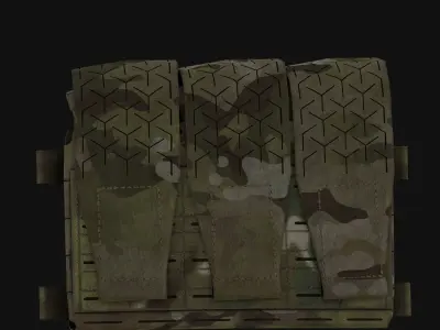 Spiritus Micro Fight Chassis MkV Low-poly 3D model