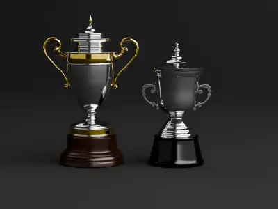La Liga Trophy Pack 3D model