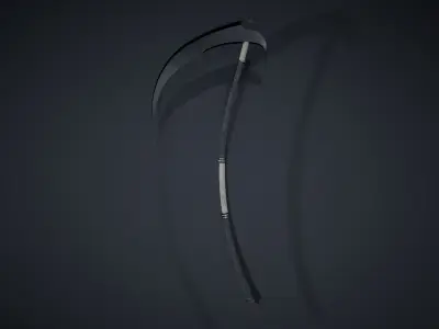Scythe Low-poly 3D model