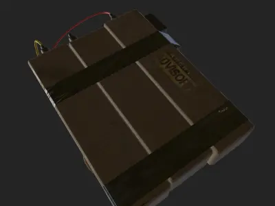 C4 Bomb CSGO Low-poly 3D model