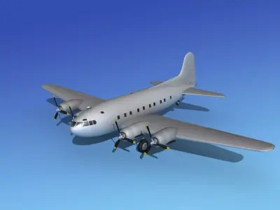Boeing 307 Stratoliner Base Model 3D model