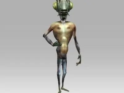 Alien creature 1 3D model
