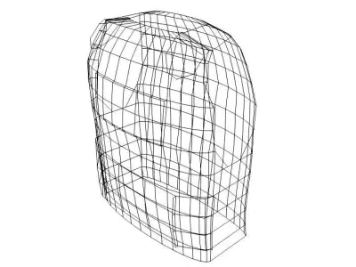 Armour Vest - Type 1 3D model