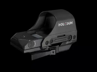 Holosun HS510C REFLEX SIGHT Low-poly 3D model